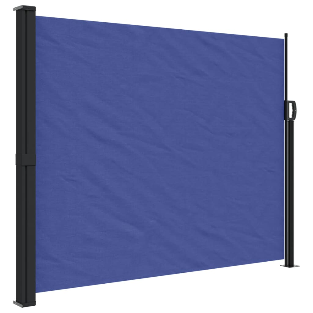 vidaXL Toldo lateral retráctil azul 160x500 cm