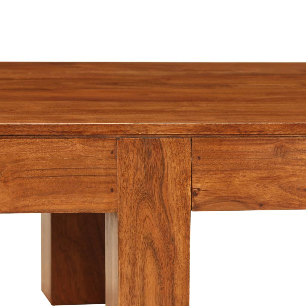 vidaXL Mesa de centro madera maciza acacia acabado miel 100x50x30 cm