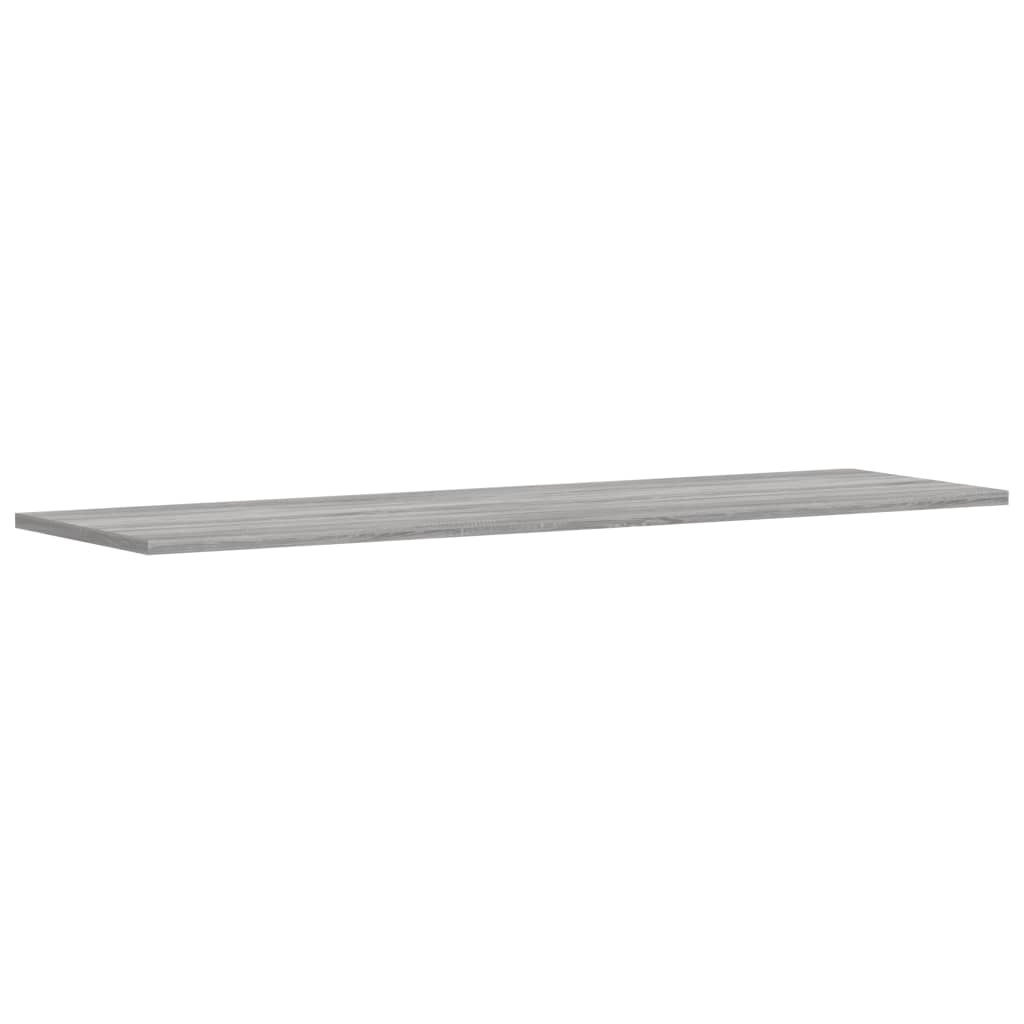 vidaXL Estantes pared 4 uds madera ingeniería gris Sonoma 100x30x1,5cm