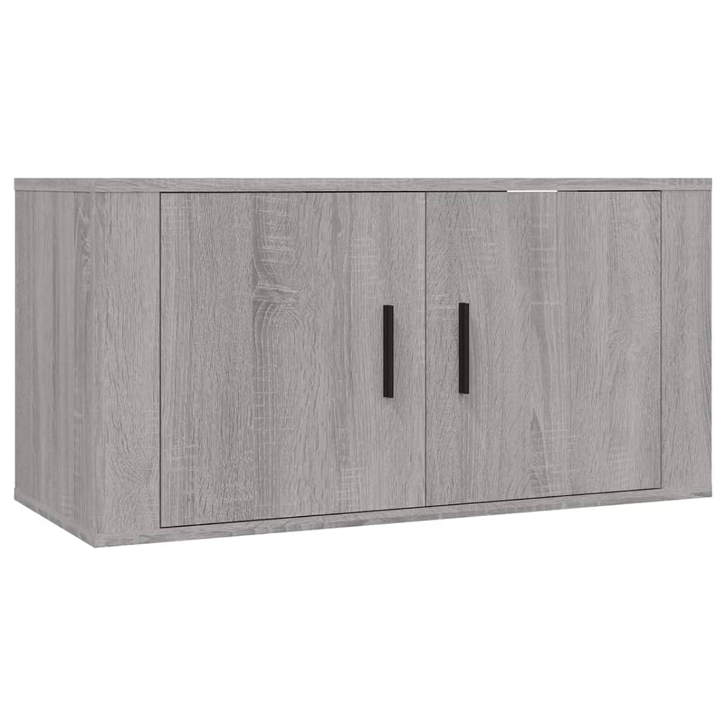 vidaXL Set de muebles para TV 2 pzas madera contrachapada gris Sonoma