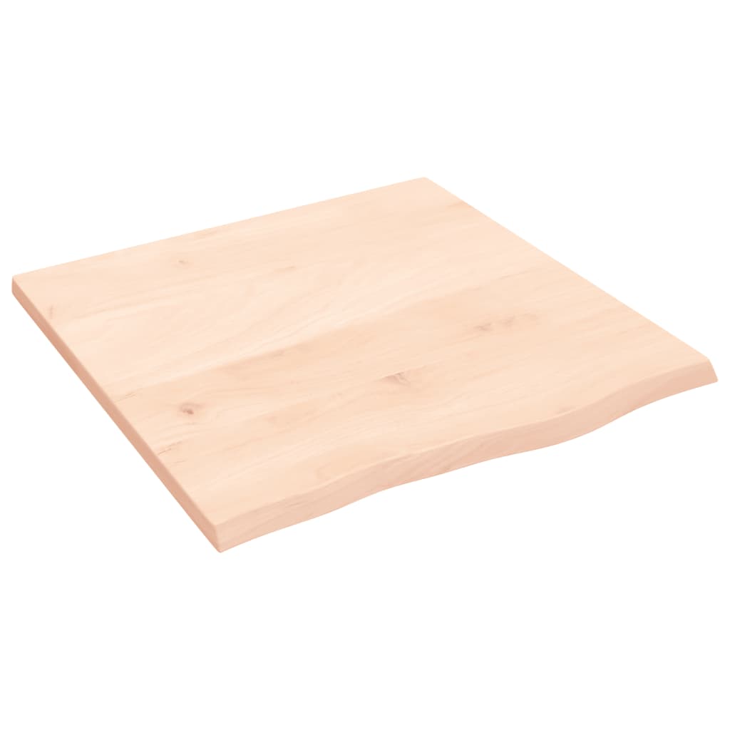 vidaXL Encimera de baño madera maciza sin tratar 60x40x2 cm