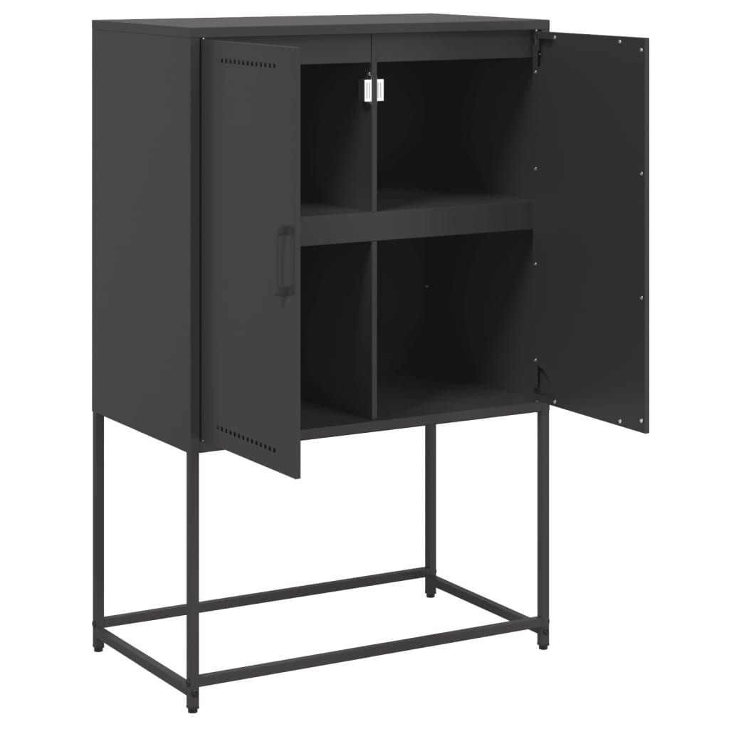 vidaXL Mueble para TV de acero verde oliva 100,5x39x60,5 cm