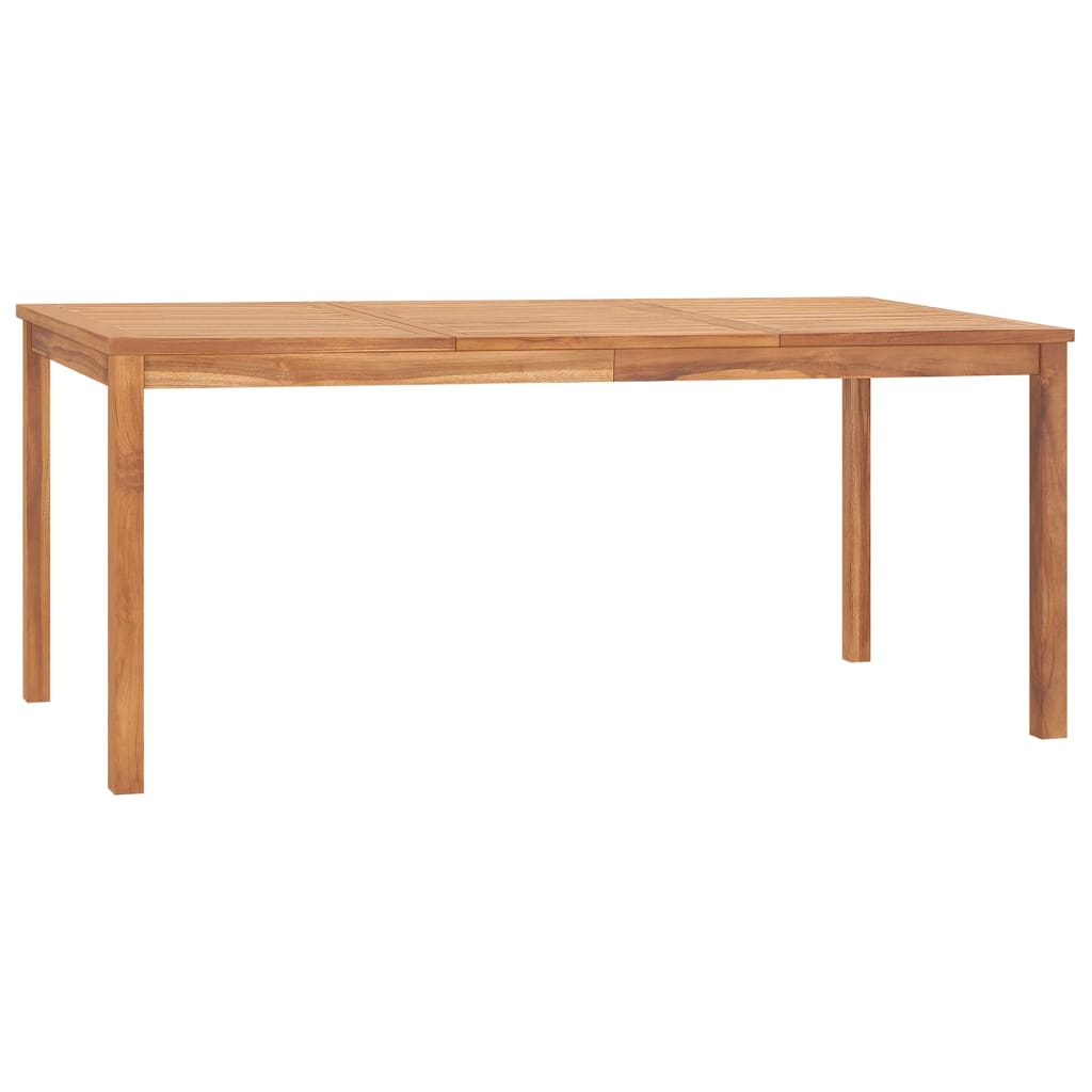 vidaXL Juego de comedor para jardín 5 piezas madera maciza de teca