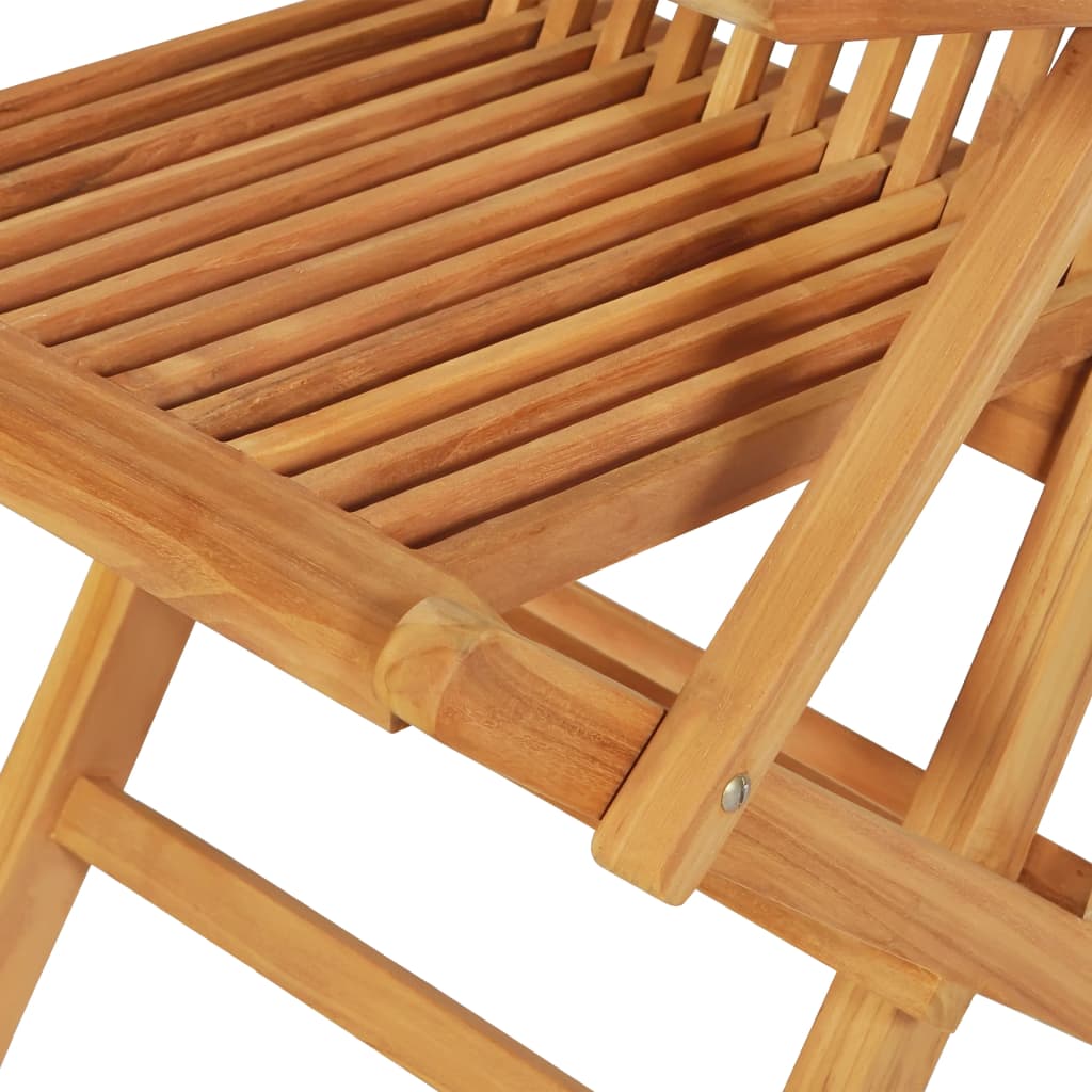 vidaXL Juego de comedor para jardín 7 piezas madera maciza teca