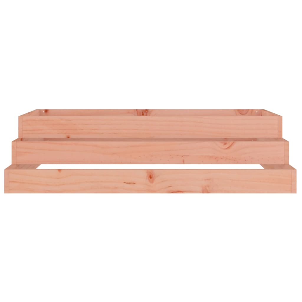 vidaXL Jardinera de madera maciza de douglas 110x110x27 cm