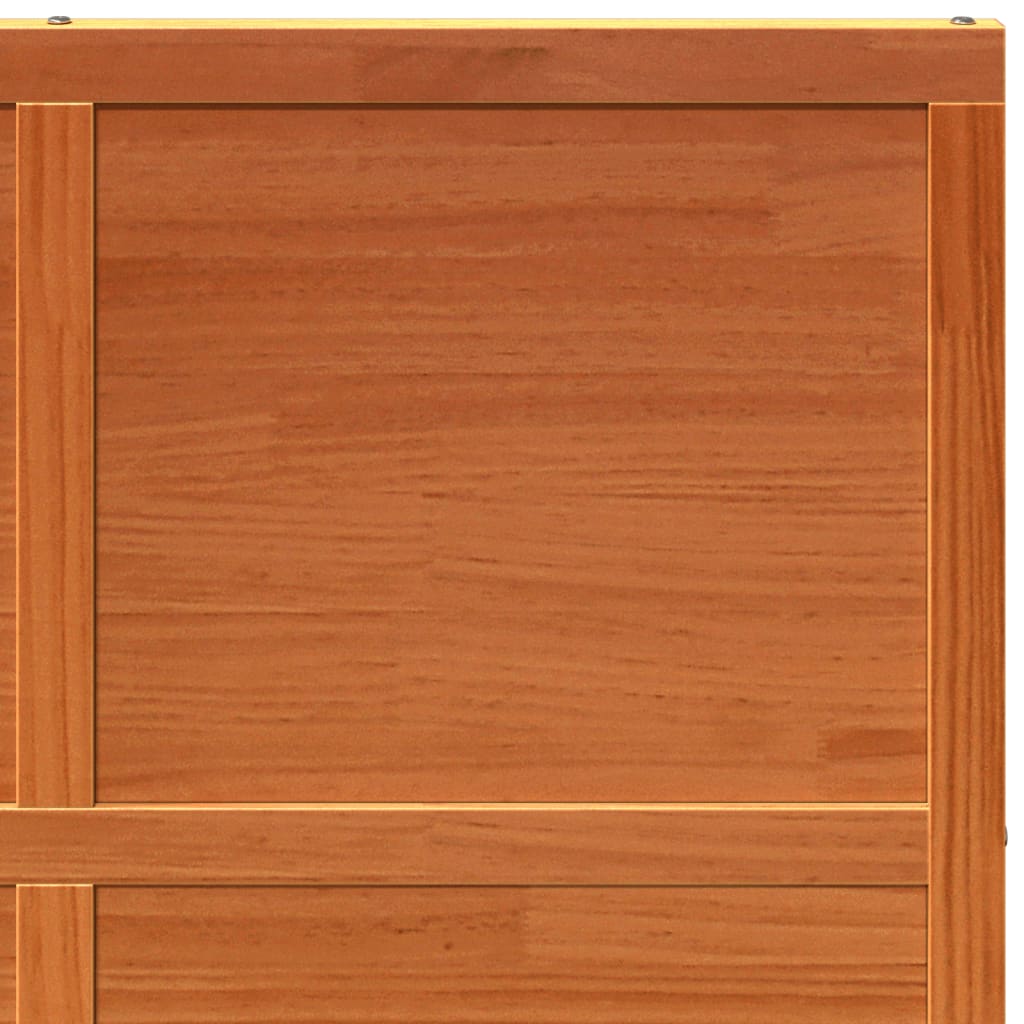 vidaXL Puerta de granero madera maciza pino marrón miel 100x208 cm