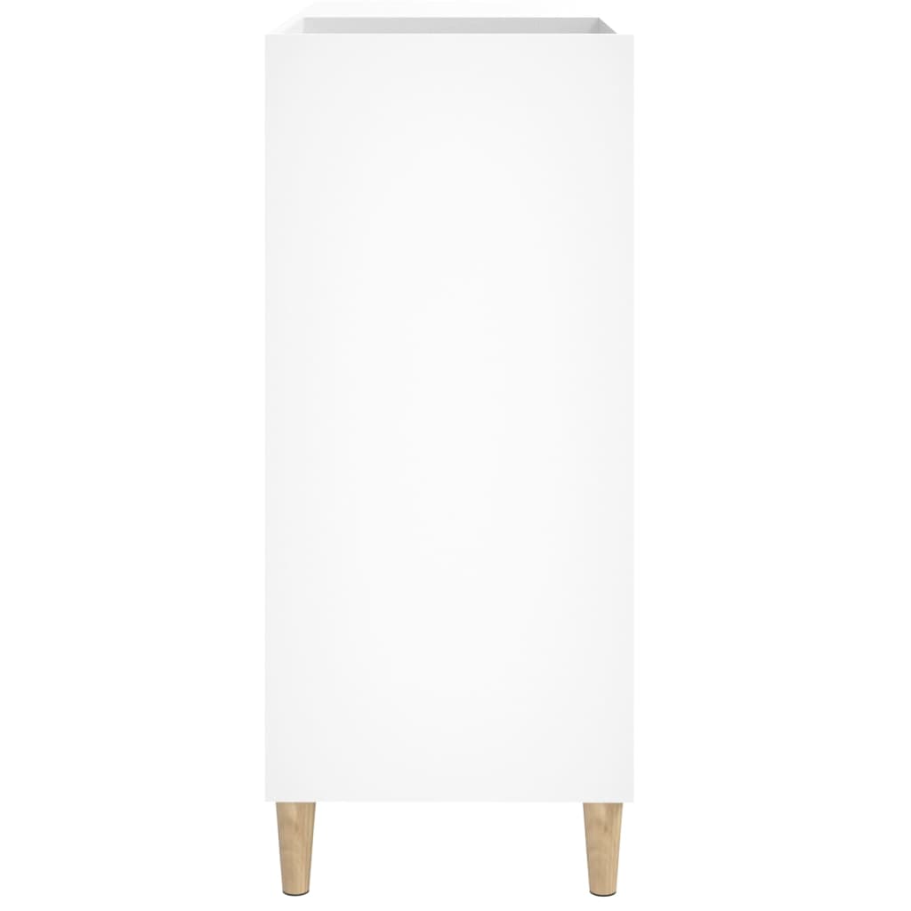 vidaXL Mueble para discos madera contrachapada blanco 84,5x38x89 cm