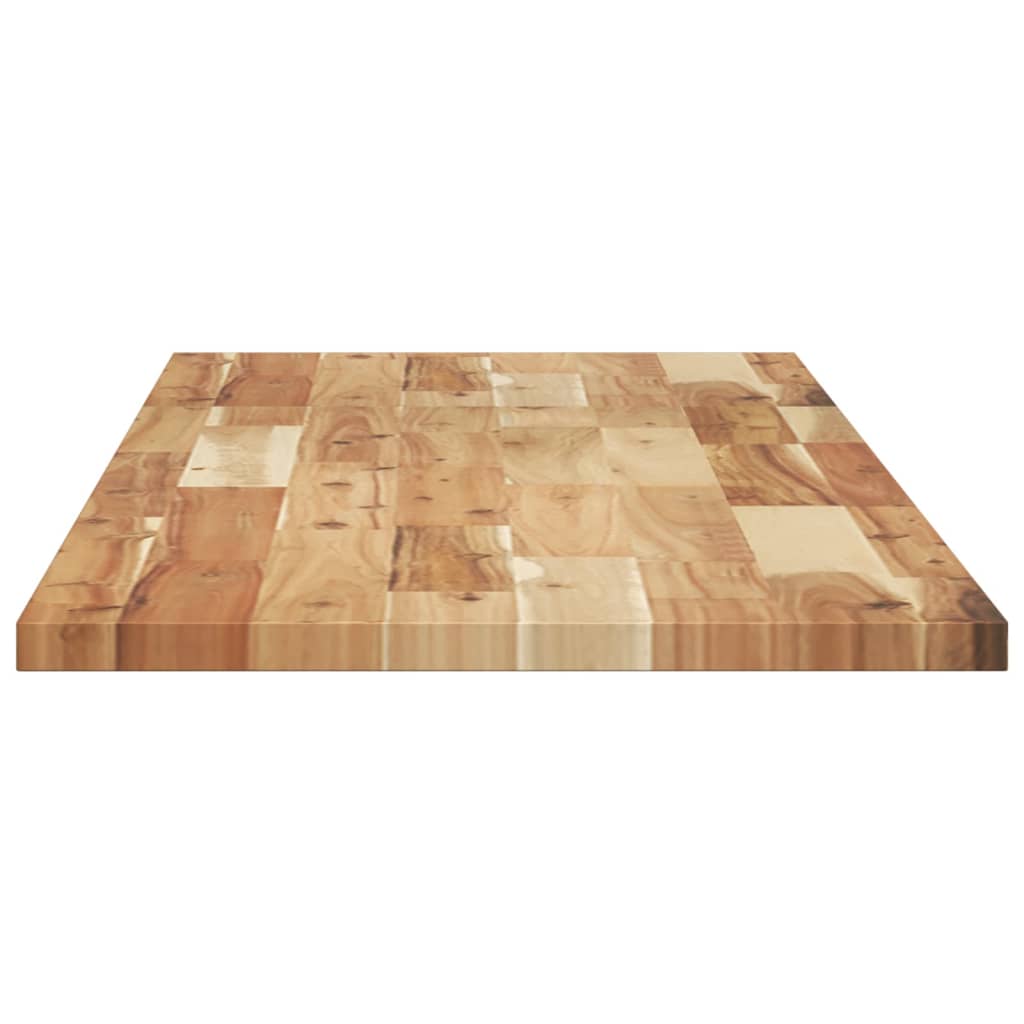 vidaXL Estante flotante madera acacia maciza acabado aceite 120x40x2cm