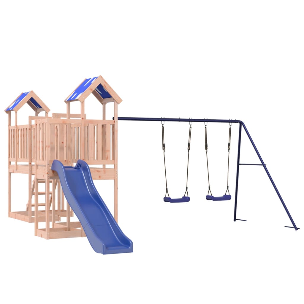 vidaXL Parque infantil de exterior madera maciza Douglas3156935