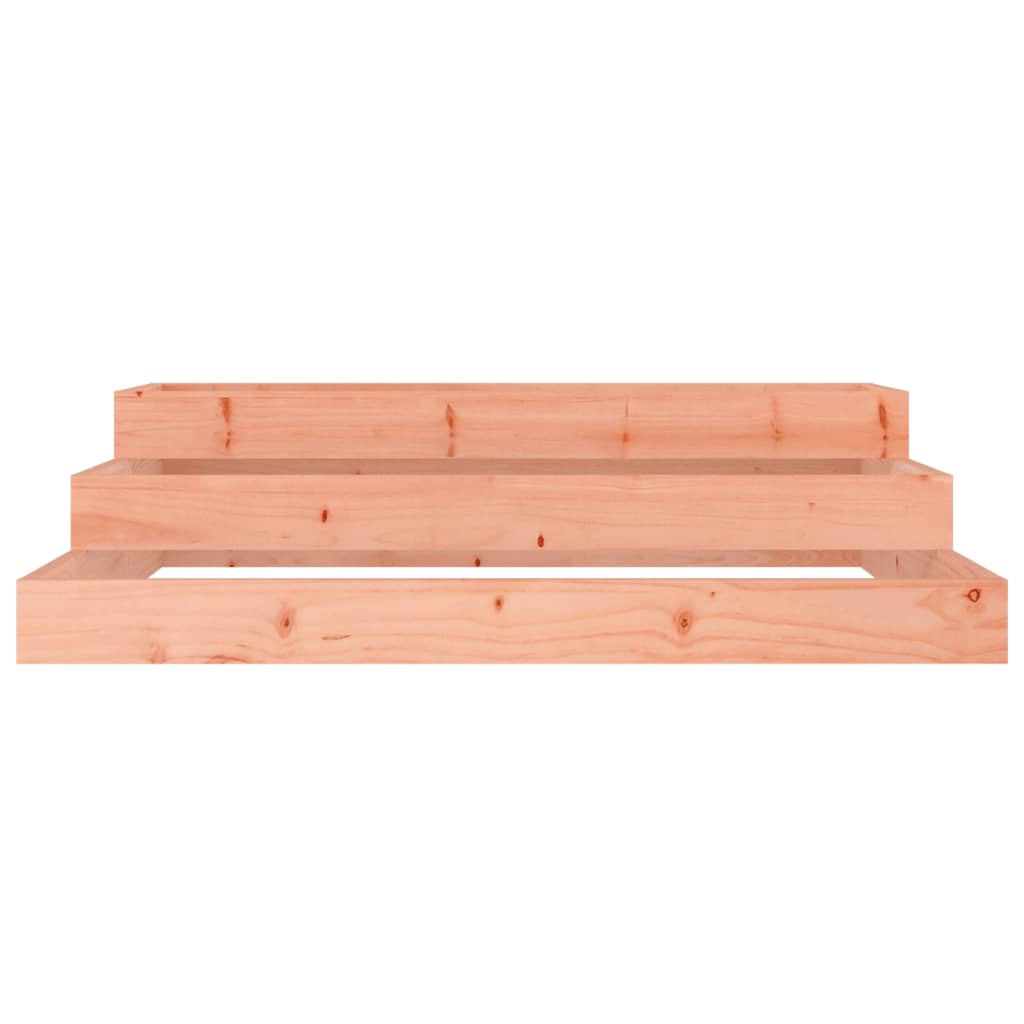 vidaXL Jardinera de madera maciza de abeto douglas 107x107x27 cm