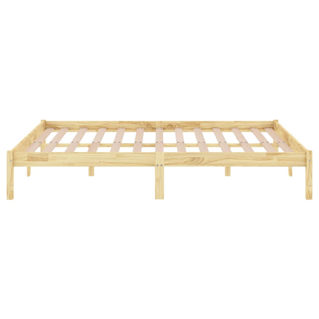 vidaXL Estructura de cama madera maciza de pino 160x200 cm