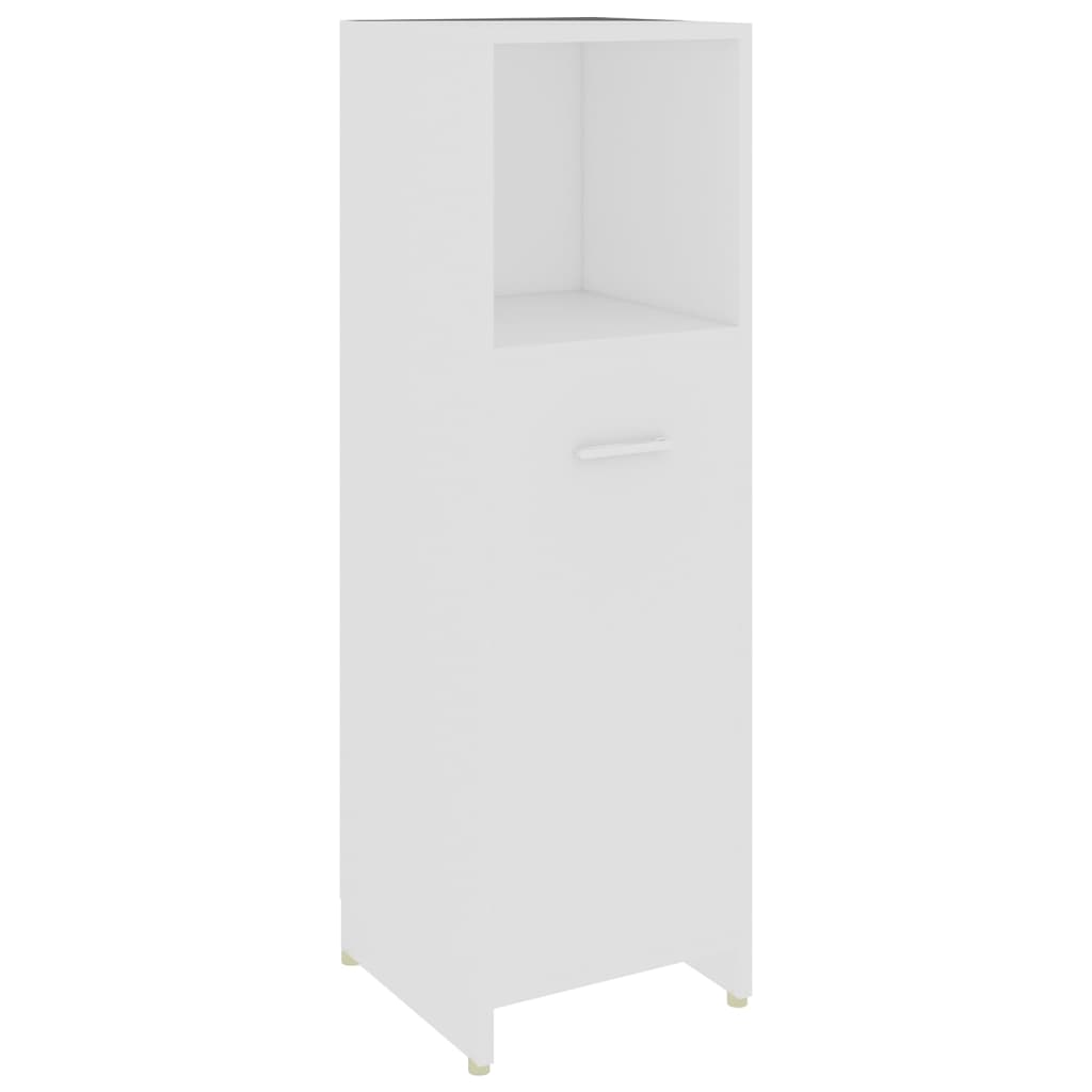 vidaXL Juego de muebles de baño 4 piezas blanco