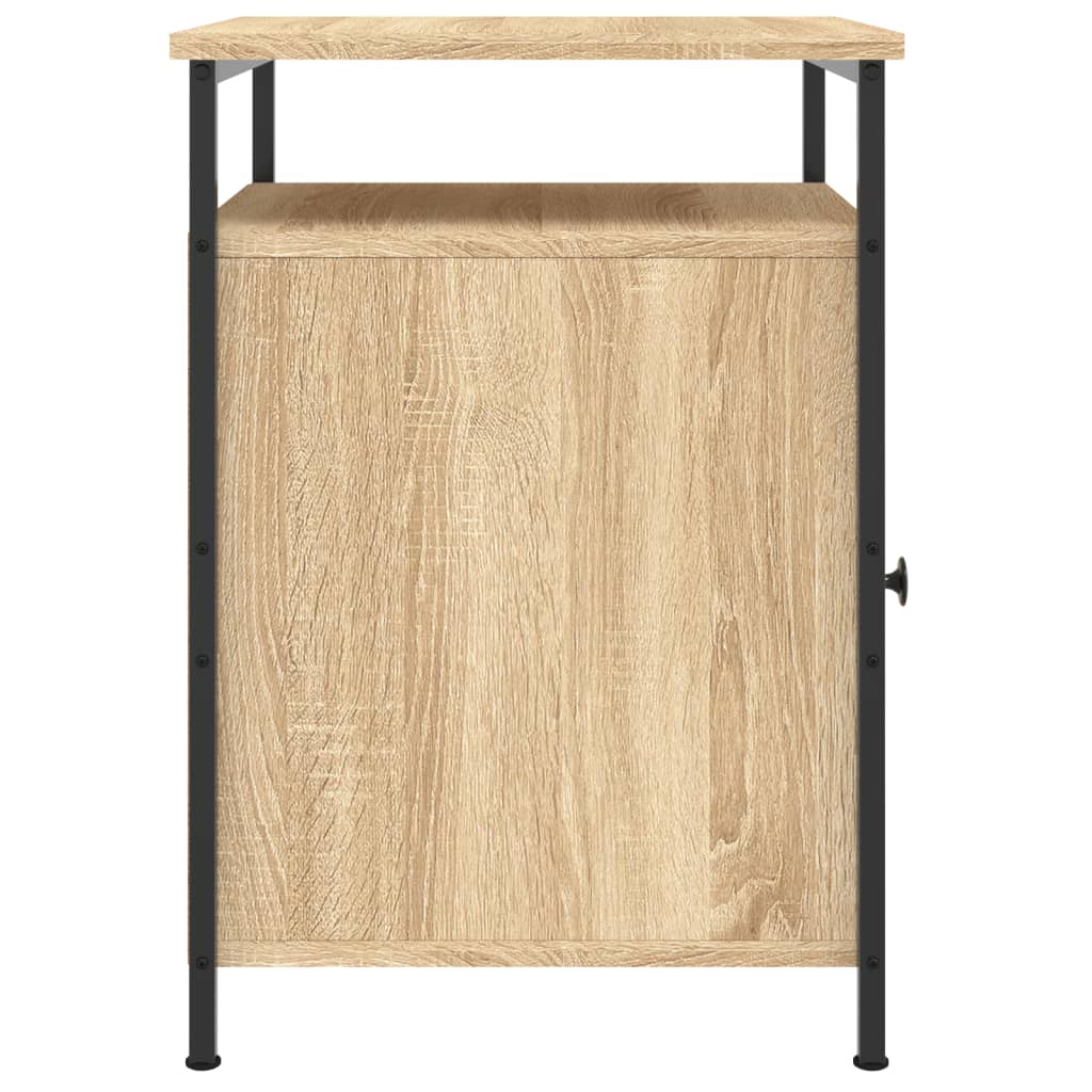 vidaXL Mesita de noche madera contrachapada roble sonoma 40x42x60 cm