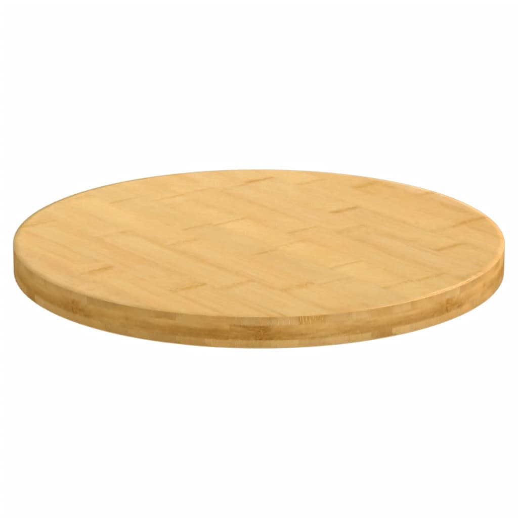 vidaXL Tablero de mesa de bambú Ø40x2,5 cm